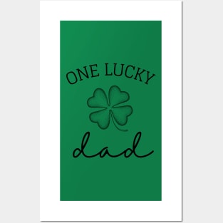 one lucky dad st patrick's day gift ideas for daddy Posters and Art